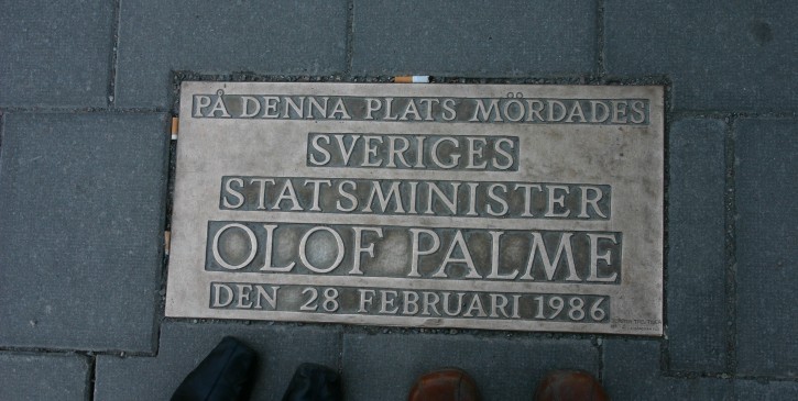 Olof Palme-Gedenkstein, Stockholm